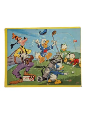 1960's DONALD DUCK GOLF Puzzle