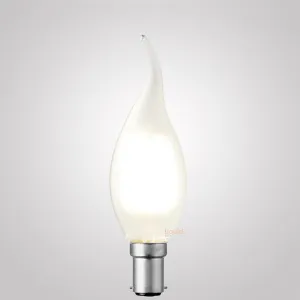 4W Flame Tip Candle LED Bulb B15 Frost in Natural White