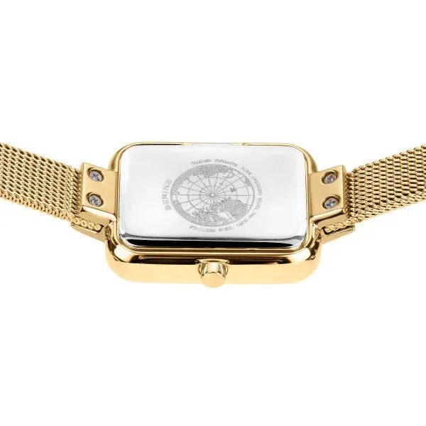 Bering - Classic 35mm Gold Milanese Strap Watch