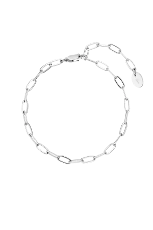 Bicycle Chain Bracelet Silver