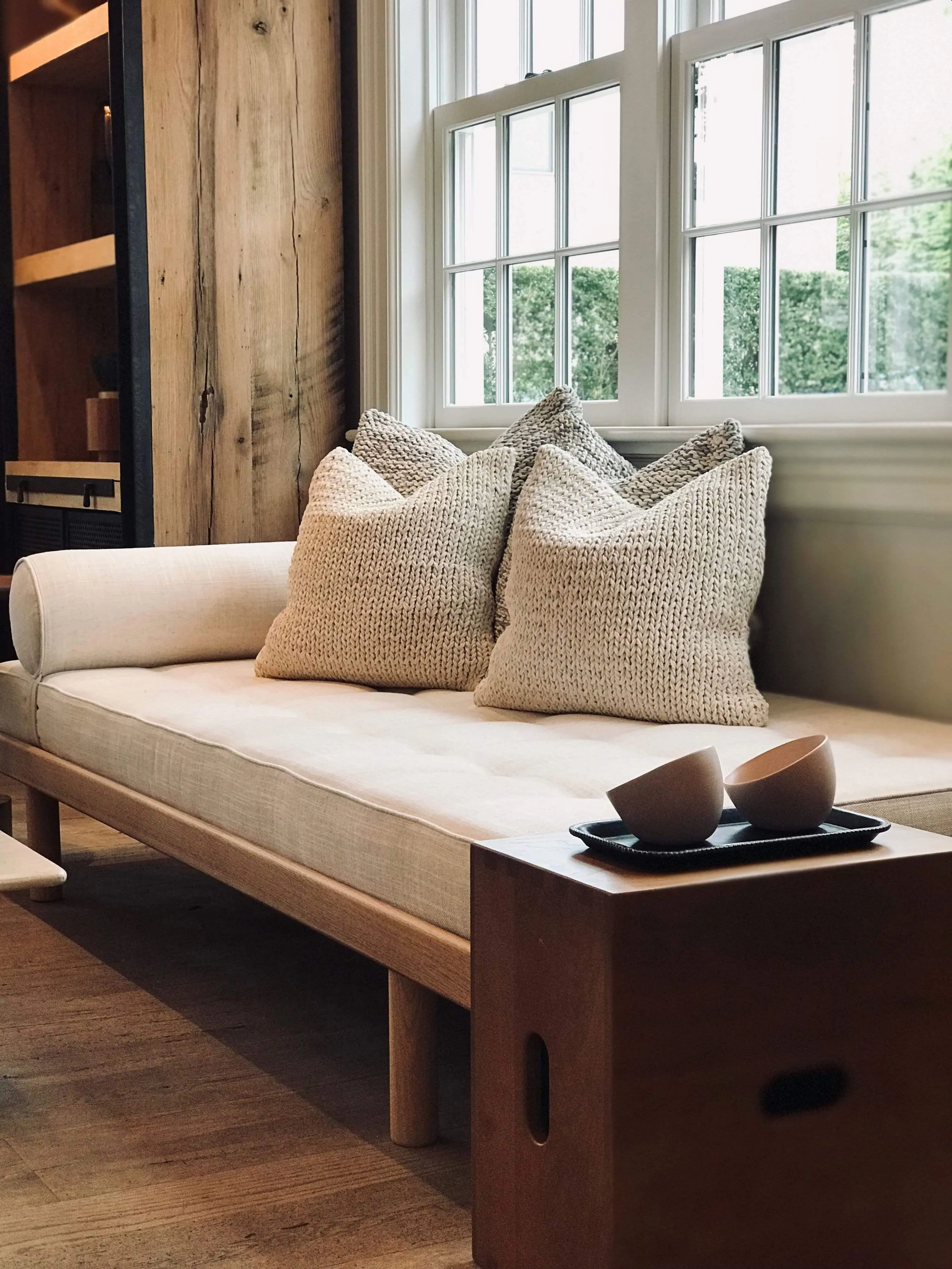 Charlotte Perriand Daybed in Natural Oak Frame by Cassina