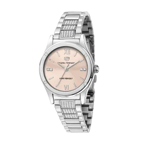 Chiara Ferragni Contemporary Silver Rose Watch