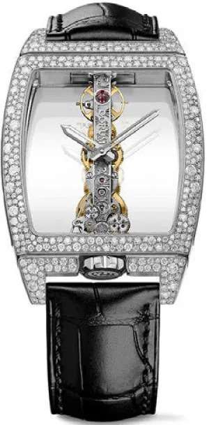 CRM Watch Golden Bridge Men Snow Diamond