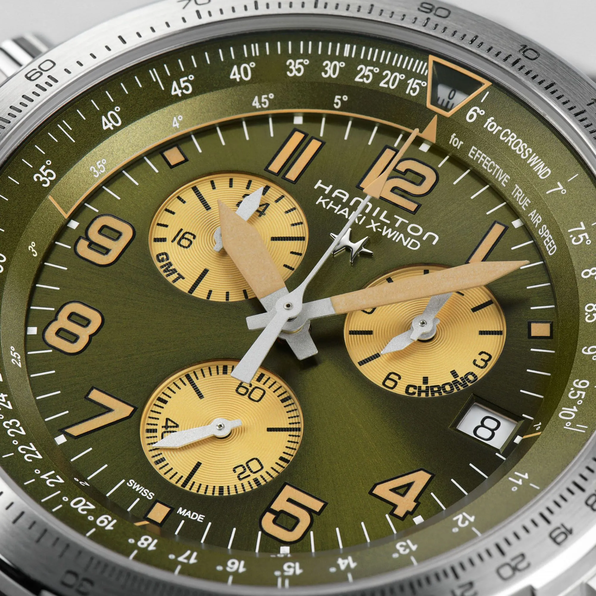 HML Watch Khaki Aviation X-Wind GMT Chrono Quartz