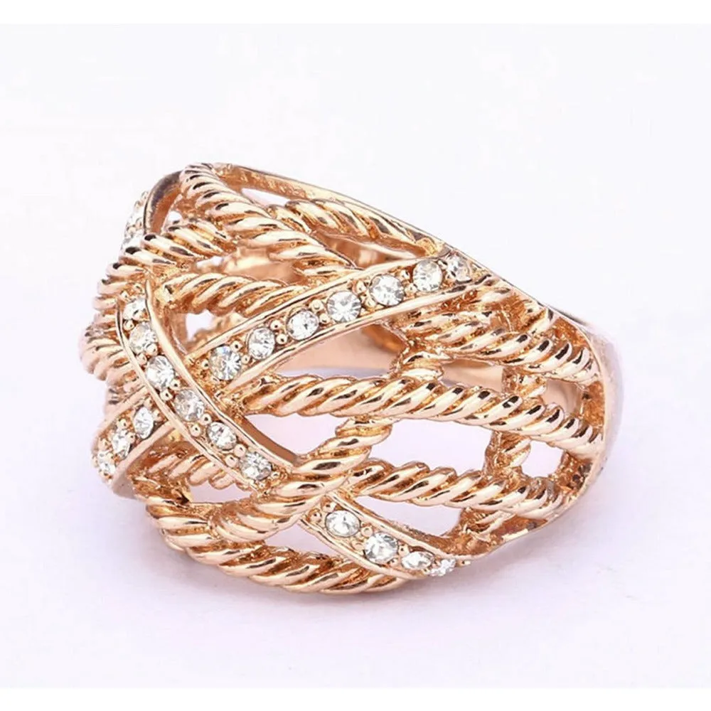 Jazzy Weave Ring