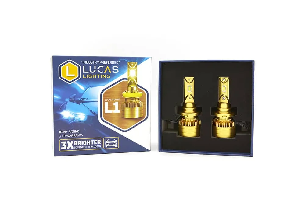 Lucas Lighting L1-H11 L1 Series LED Headlight Bulb (Pair)