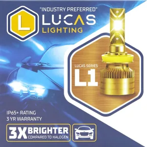 Lucas Lighting L1-H11 L1 Series LED Headlight Bulb (Pair)