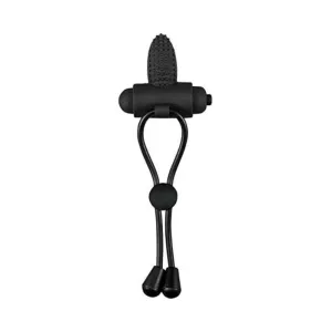 Maxx Men Vibrating Cocktie Silicone 10 Function Waterproof Black