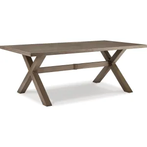 Outdoor Beach Front Rectangle Dining Table