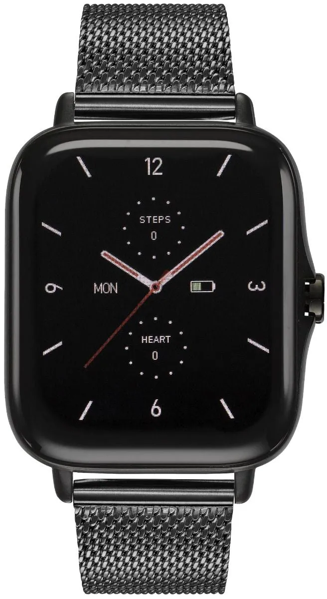 STR Watch SM2 Smart Watch Mesh Black