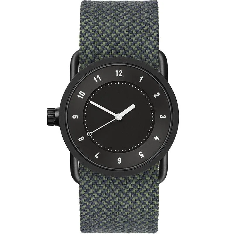 TID No.1 Black Dial / Black Nylon Strap / Black Buckle