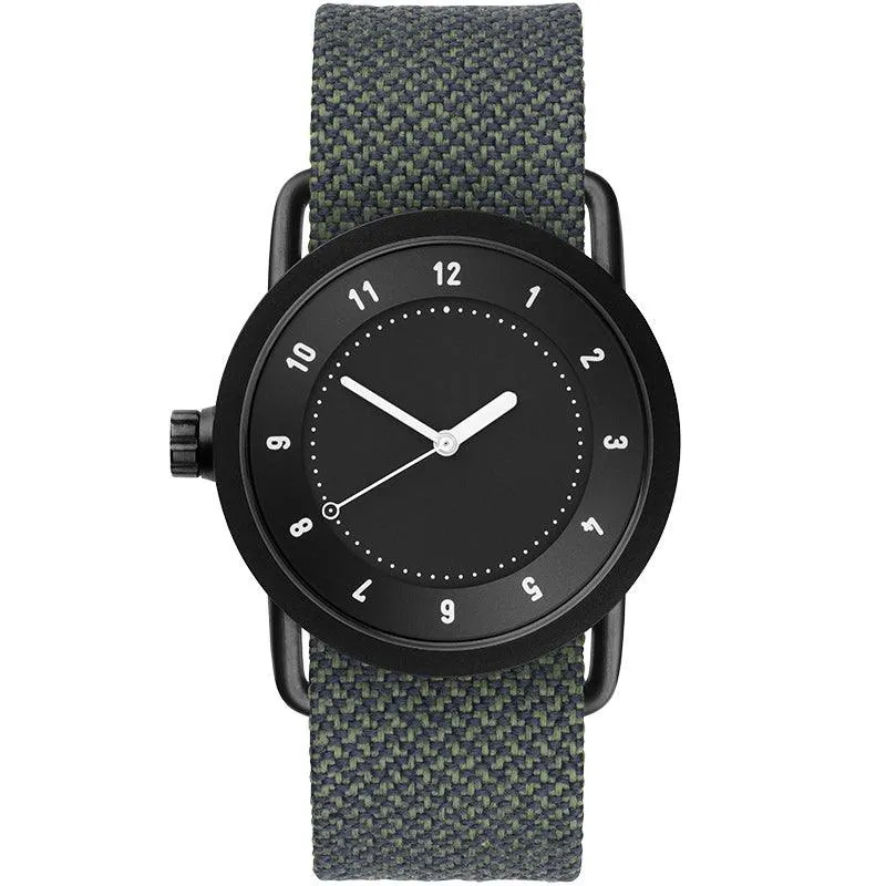 TID No.1 Black Dial / Black Nylon Strap / Black Buckle