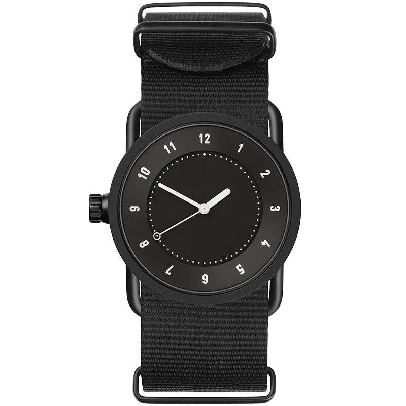 TID No.1 Black Dial / Black Nylon Strap / Black Buckle