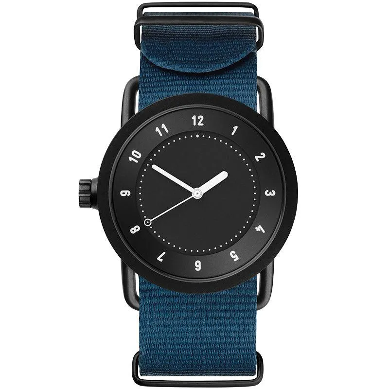 TID No.1 Black Dial / Black Nylon Strap / Black Buckle