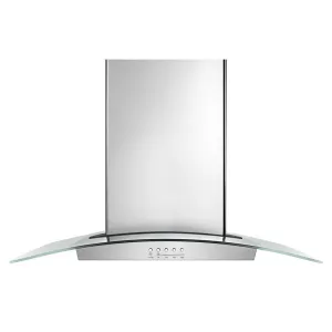 Whirlpool WVI75UC6DS 36" Modern Glass Island Mount Range Hood