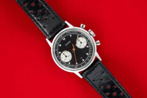 Zodiac Two-Register 'Reverse-Panda' Chronograph "Poor Man's Carrera"